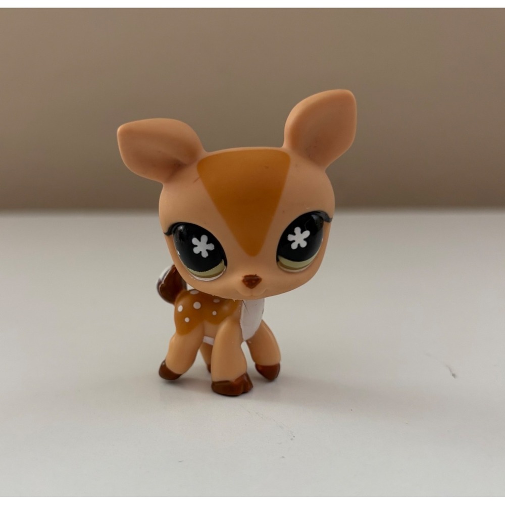 Littlest Pet Shop Deer #634 Tan Hasbro Authentic G2